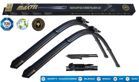 Banana Type Wiper Blade Set (22" + 18") for BMW 1 Series (F20 / F21) // 90802 (12109403)