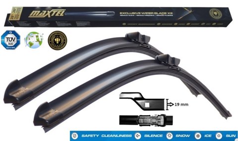 MAXTEL 12111211 MUZ TİPİ SİLGİ SÜPÜRGESİ 26"+16" // 90211