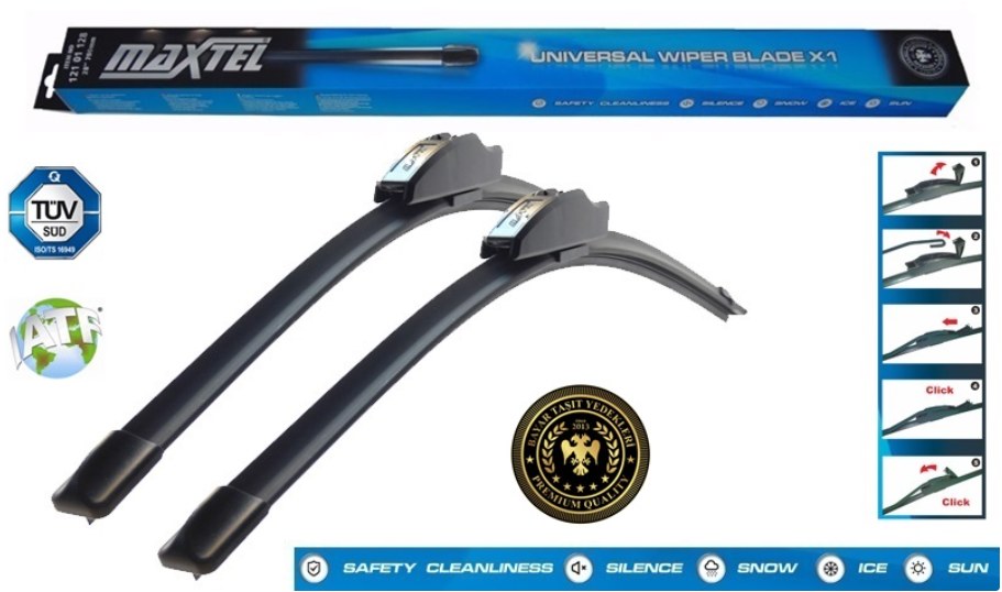 MAXTEL 12101024 UNİVERSAL MUZ TİPİ SİLGİ SÜPÜRGESİ 600 MM 24"(RBW91024)