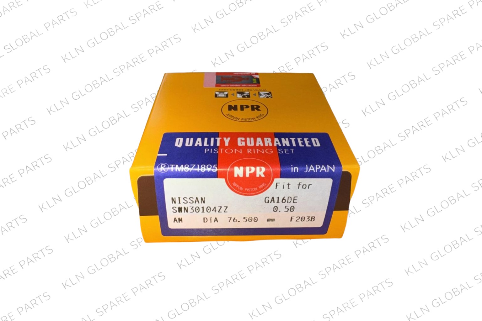 Engine Piston Ring Set 0.50 Oversize (76.50 mm) for Nissan Primera & Sunny 1.6L