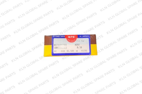 Engine Piston Ring Set (81.50 mm 0.50 Oversize) for Mitsubishi Carisma 1.6 & 1.8 (4G92 / 4G93)