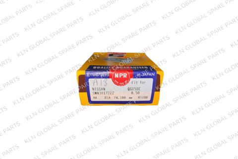 Engine Piston Ring Set (74.10 mm 0.50 Oversize) for Nissan Almera 1.5 QG15DE